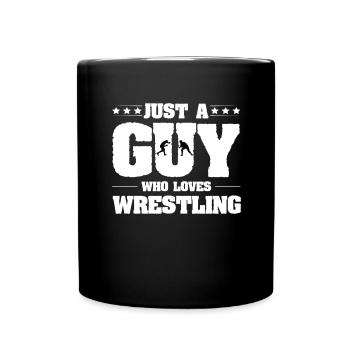 Wrestling Ringen Wrestler Ringer Geschenk - Tasse einfarbig - Schwarz - Vorne