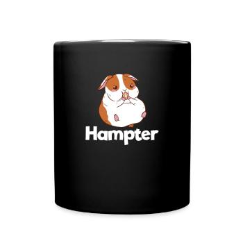 Hampter Hamster lustiger Hamster dank Meme Hampter - Tasse einfarbig - Schwarz - Vorne