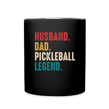 Meilleur papa de pickleball de tous les temps - Pickleball Father - Mug uni - noir - Devant