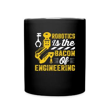 Robot Programmer Automation Technician - Full Colour Mug - black - Front