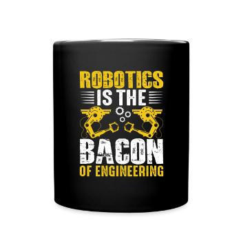 Robot Programmer Automation Technician - Full Colour Mug - black - Front
