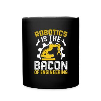 Robot Programmer Automation Technician - Full Colour Mug - black - Front