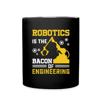 Robot Programmer Automation Technician - Full Colour Mug - black - Front