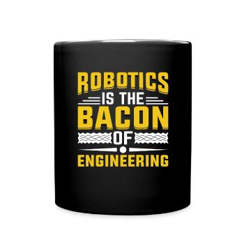 Robot Programmer Automation Technician - Full Colour Mug - black - Front