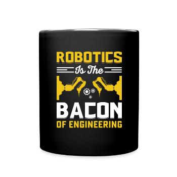 Robot Programmer Automation Technician - Full Colour Mug - black - Front