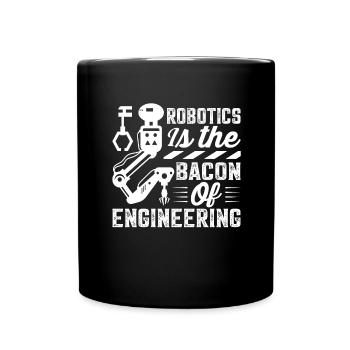 Robot Programmer Automation Technician - Full Colour Mug - black - Front