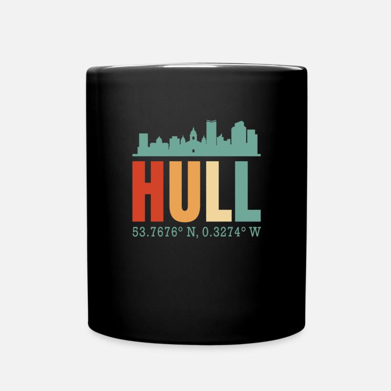 Hull - Full Colour Mug - black