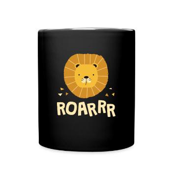 Roarrr Lion Big Cat Enfants - Mug uni - noir - Devant