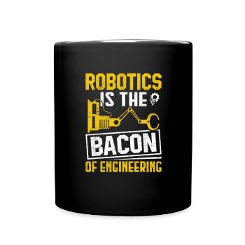 Robot Programmer Automation Technician - Full Colour Mug - black - Front