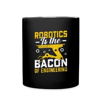 Robot Programmer Automation Technician - Full Colour Mug - black - Front