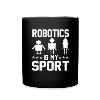 Programmeur de robots Technicien en automatisation - Mug uni - noir - Devant