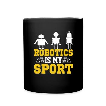 Robot Programmer Automation Technician - Full Colour Mug - black - Front
