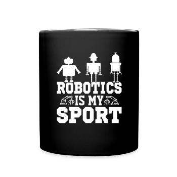 Robot Programmer Automation Technician - Full Colour Mug - black - Front