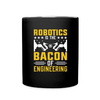 Robot Programmer Automation Technician - Full Colour Mug - black - Front