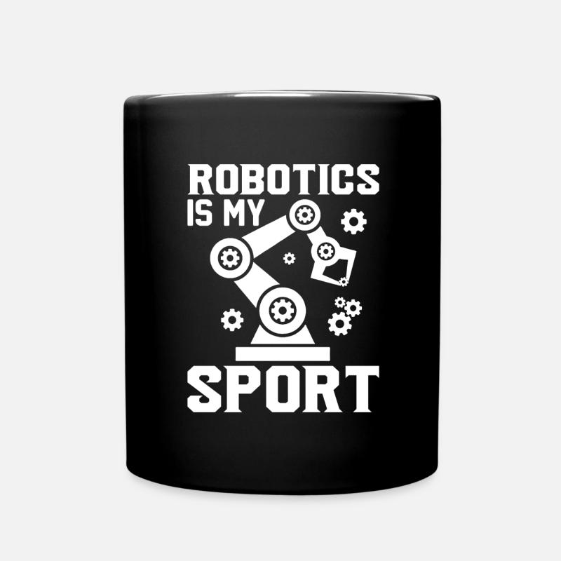 Roboter Programmierer Automatisierungstechniker - Tasse einfarbig - Schwarz