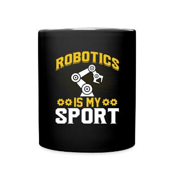 Robot Programmer Automation Technician - Full Colour Mug - black - Front