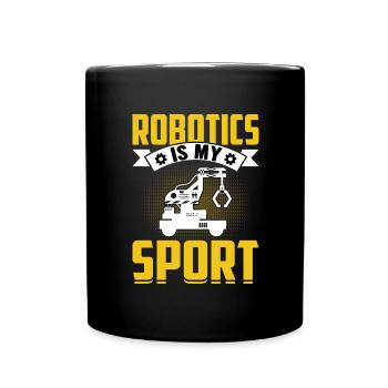 Robot Programmer Automation Technician - Full Colour Mug - black - Front
