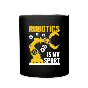 Robot Programmer Automation Technician - Full Colour Mug - black - Front
