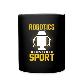 Robot Programmer Automation Technician - Full Colour Mug - black - Front