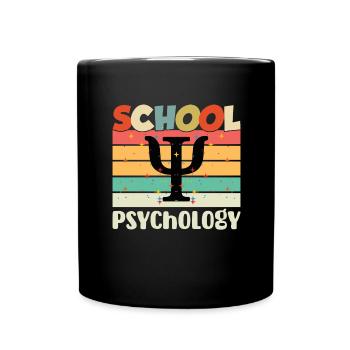 Psychologue scolaire Cadeau École Psychologie Thérapie - Mug uni - noir - Devant