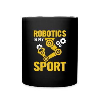 Robot Programmer Automation Technician - Full Colour Mug - black - Front