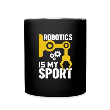 Robot Programmer Automation Technician - Full Colour Mug - black - Front