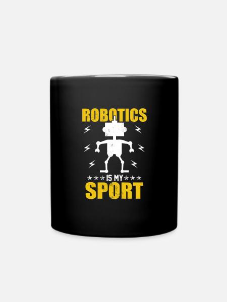 Roboter Programmierer Automatisierungstechniker - Tasse einfarbig - Schwarz