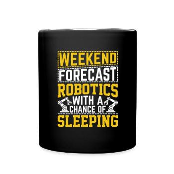 Programmeur de robots Technicien en automatisation - Mug uni - noir - Devant