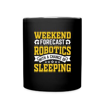 Roboter Programmierer Automatisierungstechniker - Tasse einfarbig - Schwarz - Vorne
