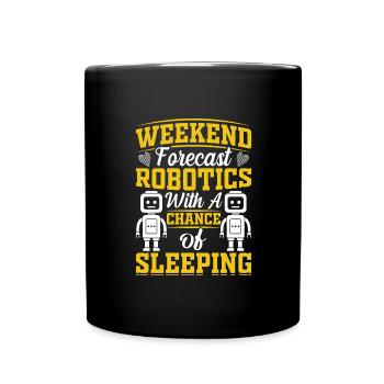 Roboter Programmierer Automatisierungstechniker - Tasse einfarbig - Schwarz - Vorne