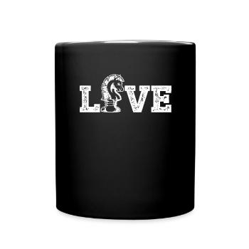 Chess player Chess quote chess game - Full Colour Mug - black - Front