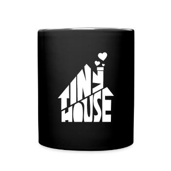 Tiny House - Tasse einfarbig - Schwarz - Vorne