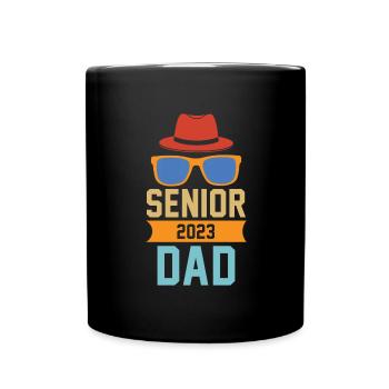 World's best daddy dad 2023 couple parents daddy - Full Colour Mug - black - Front