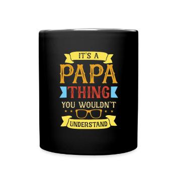 Le meilleur papa du monde Papa Couples Couple Parents Papa Papa - Mug uni - noir - Devant