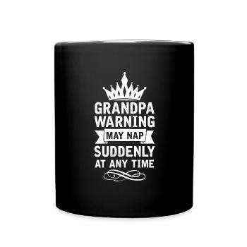 Opa Enkel Beste Freunde Großvater Enkelin Geschenk - Tasse einfarbig - Schwarz - Vorne