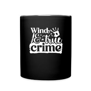 True Crime Crime Series Crime Detective - Full Colour Mug - black - Front