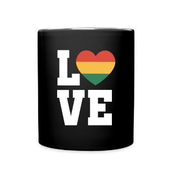 Ich bin Schwarze Geschichte Schwarzer - Tasse einfarbig - Schwarz - Vorne