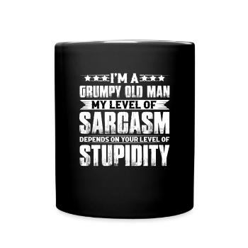 Opa Enkel Beste Freunde Großvater Enkelin Geschenk - Tasse einfarbig - Schwarz - Vorne