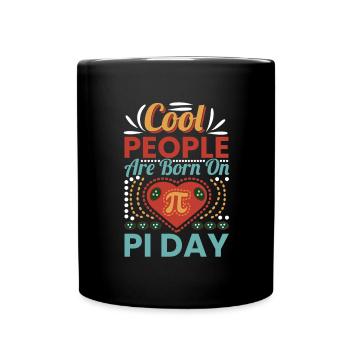 Pi Day Day Circle Number Pi - Full Colour Mug - black - Front