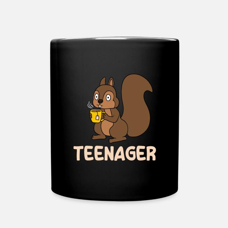 Teenager - Tasse einfarbig - Schwarz