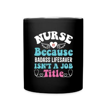 Service ambulancier Infirmier paramédical - Mug uni - noir - Devant
