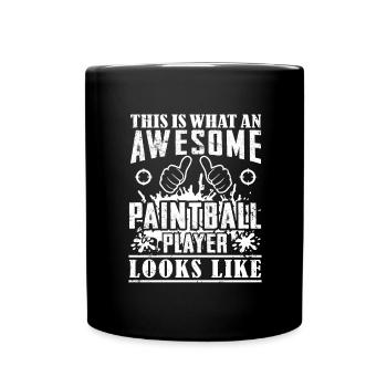 Paintball Cadeau Paintballer Paintball Player - Mug uni - noir - Devant