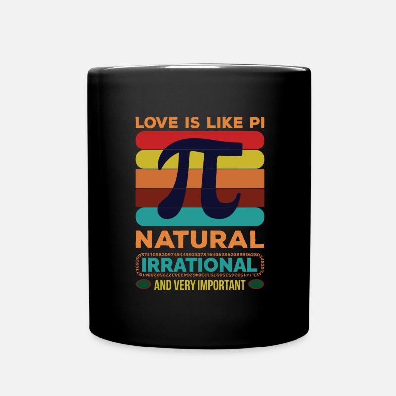 Pi Jour Cercle Nombre Pi - Mug uni - noir