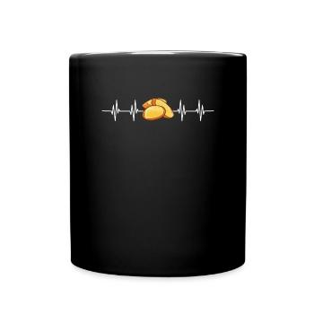 Garlic Garlic Bread Food Gift - Full Colour Mug - black - Front