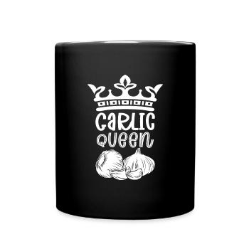 Garlic Garlic Bread Food Gift - Full Colour Mug - black - Front