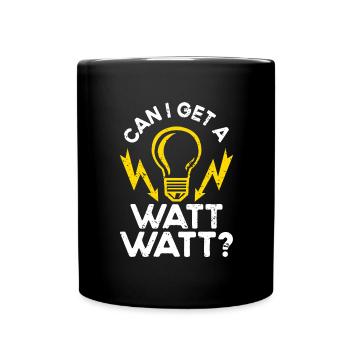 Électricien Génie électrique Pinces isolantes Electronique - Mug uni - noir - Devant
