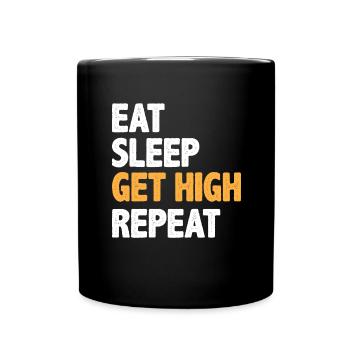 Monteur de câbles Électricien ligne aérienne - Mug uni - noir - Devant