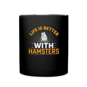 Hamster Lover Hamster Cadeau - Mug uni - noir - Devant