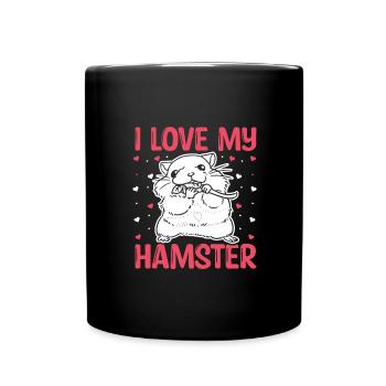 Hamster Lover Hamster Gift - Full Colour Mug - black - Front