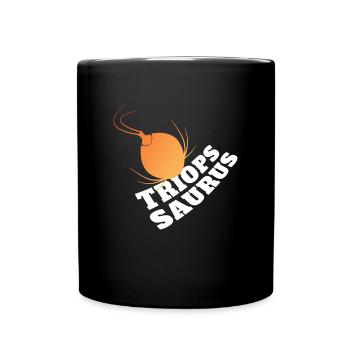 Triops Saurus Urzeitkrebs - Tasse einfarbig - Schwarz - Vorne